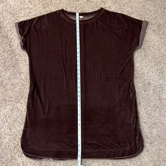 Wishlist crushed velvet over sized short sleeve top - Picture 8 of 8